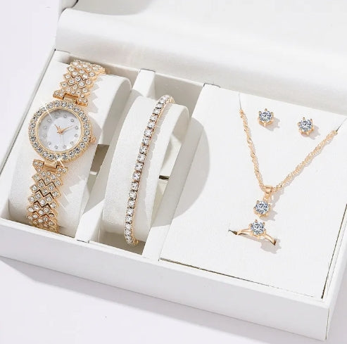 Reloj de Mujer con Strass · Dorado, Plateado u Oro Rosa