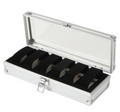 Caja de Aluminio para Relojes y Joyas · De 1 a 12 Huecos
