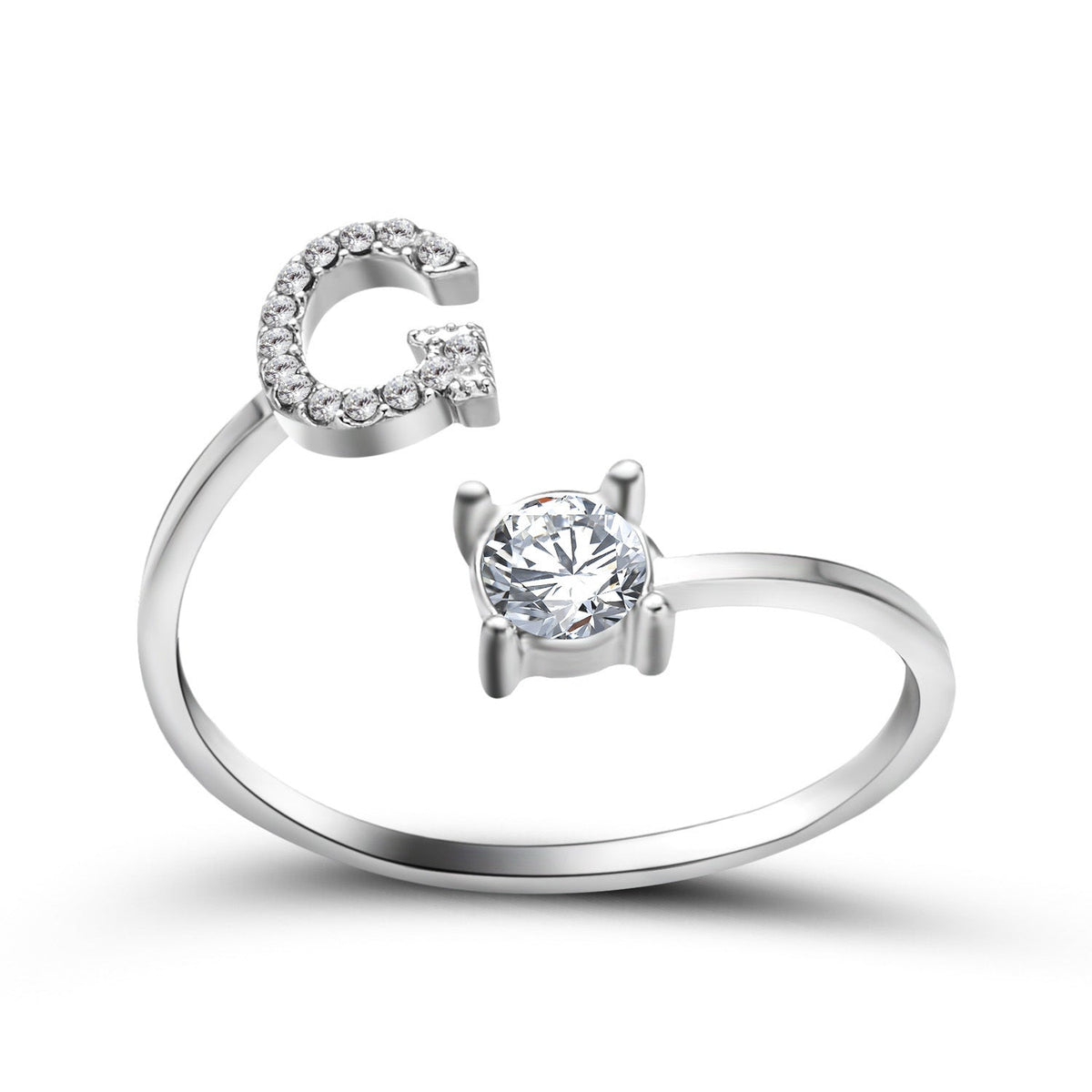 Anillo con Inicial Ajustable · Personal y Elegante