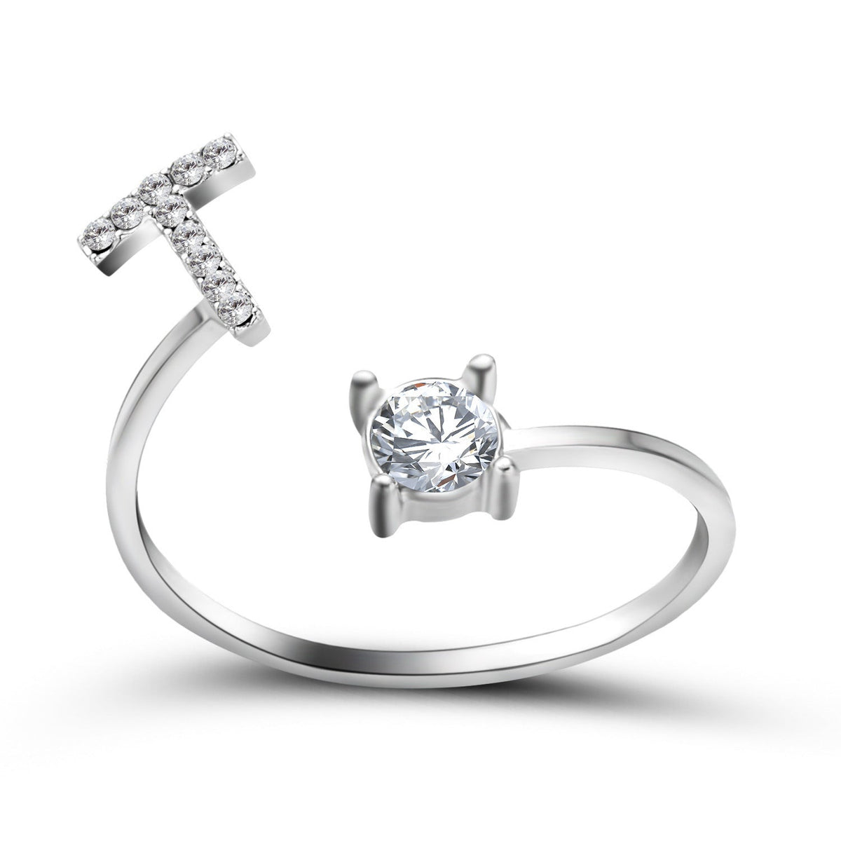 Anillo con Inicial Ajustable · Personal y Elegante