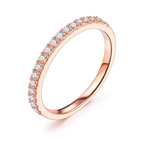 Anillo de Moissanita de Plata Esterlina
