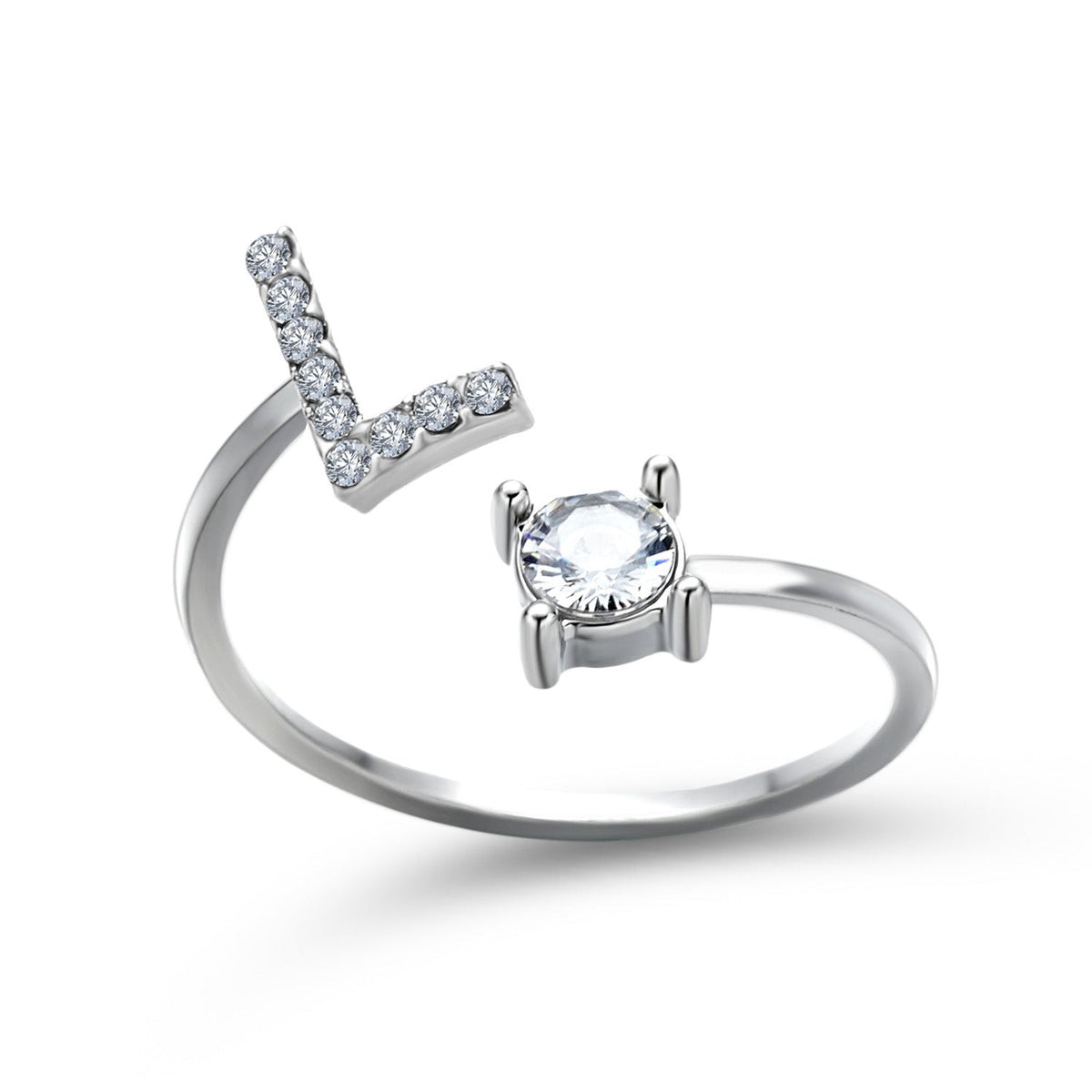 Anillo con Inicial Ajustable · Personal y Elegante