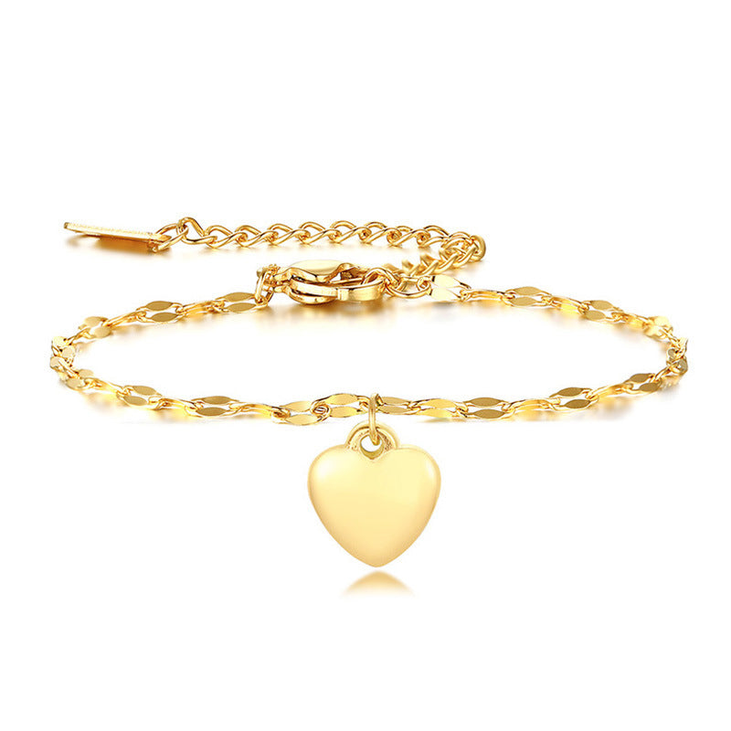 Pulsera Minimalista Dorada · Cadena Serpiente y Perla