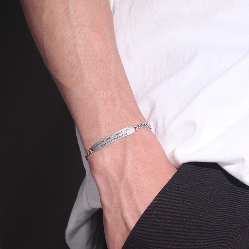 Pulsera Vintage de Plata Tailandesa para Hombre
