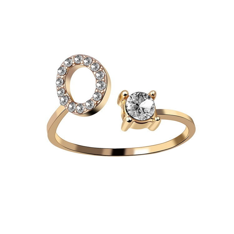 Anillo con Inicial Ajustable · Personal y Elegante