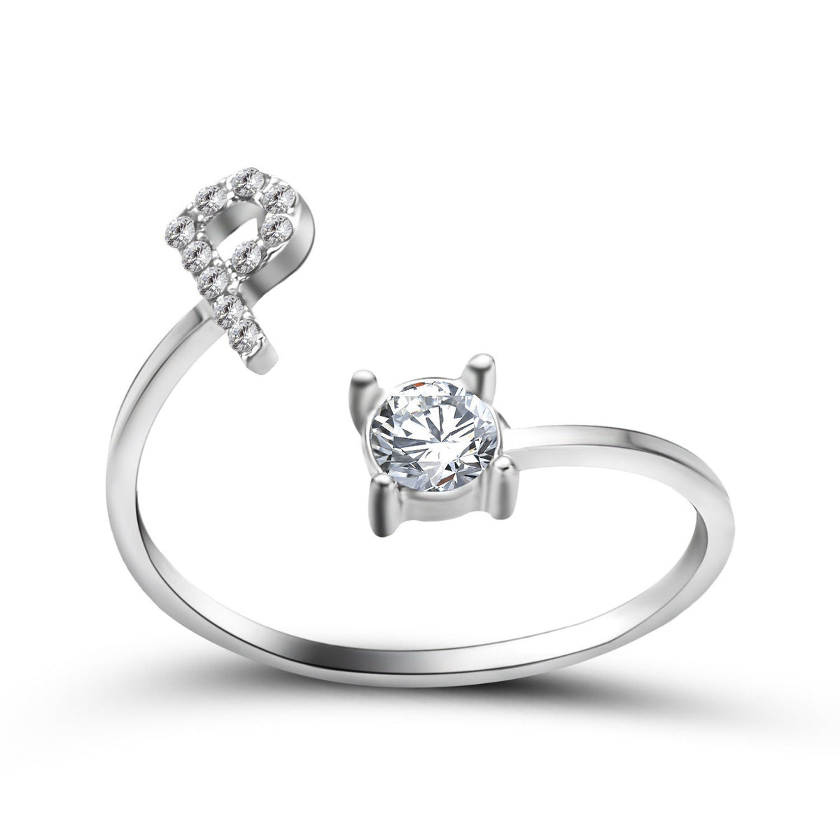 Anillo con Inicial Ajustable · Personal y Elegante