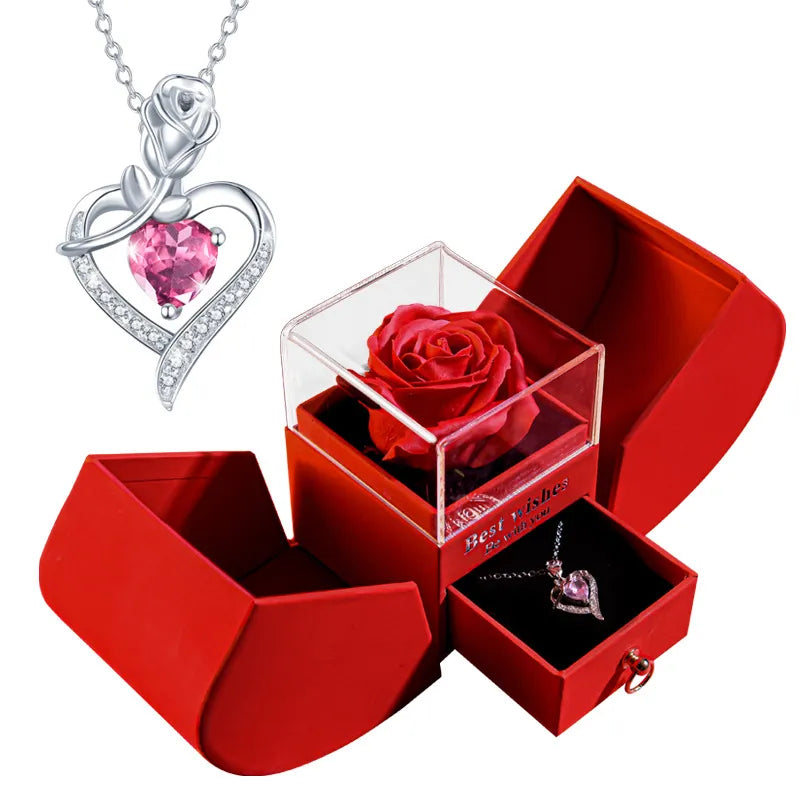 Collar de Regalo en Estuche · Mamá, Corazones y Más
