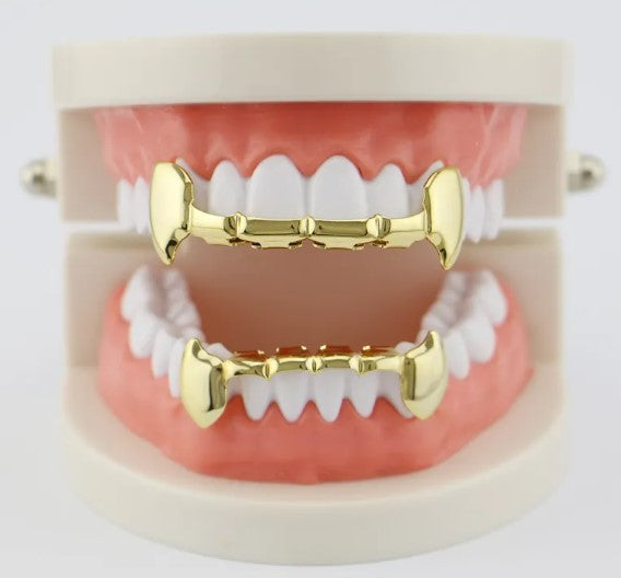Grillz Dientes de Conejo · Dorado, Plateado, Oro Rosa o Negro