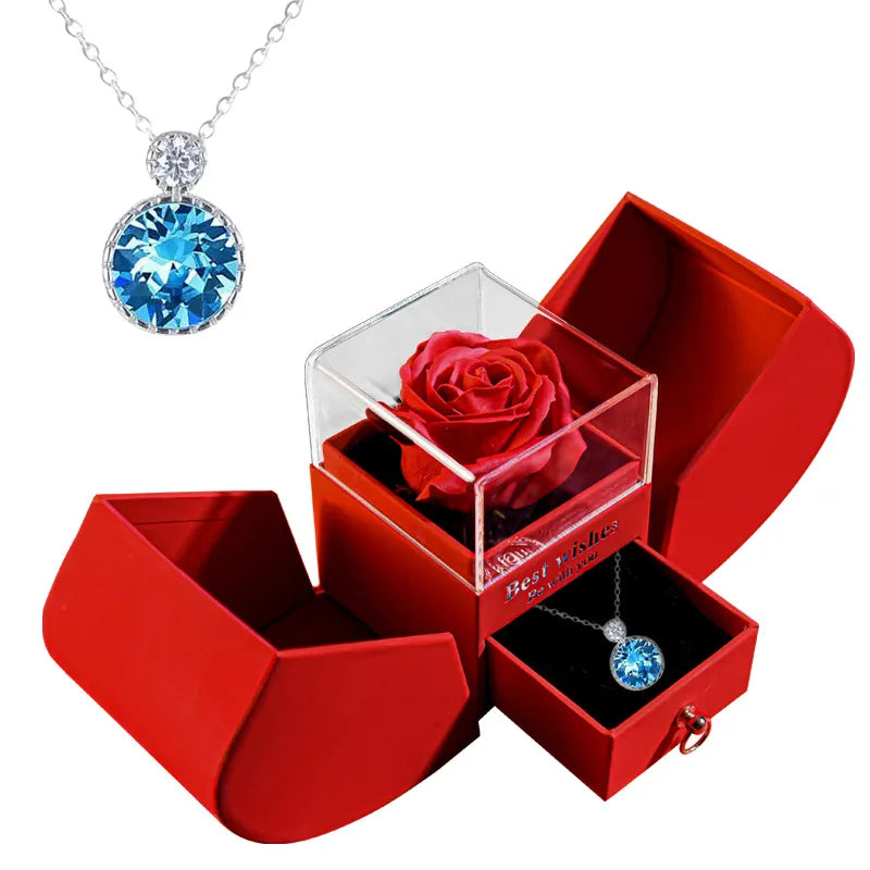 Collar de Regalo en Estuche · Mamá, Corazones y Más
