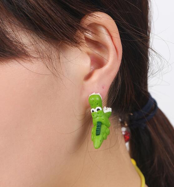Pendientes de Cocodrilo · Joya Animal Original