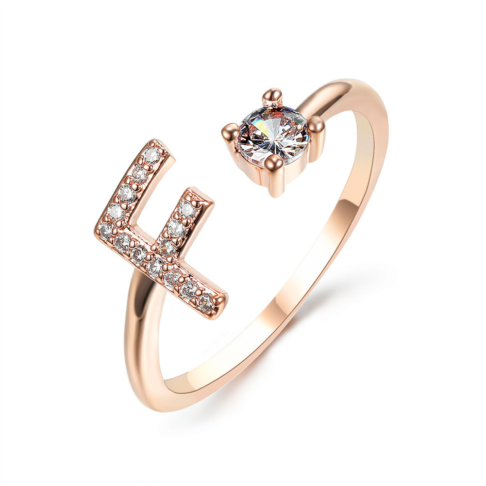 Anillo con Inicial Ajustable · Personal y Elegante