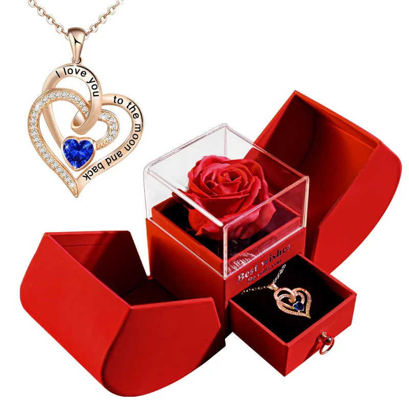 Collar de Regalo en Estuche · Mamá, Corazones y Más