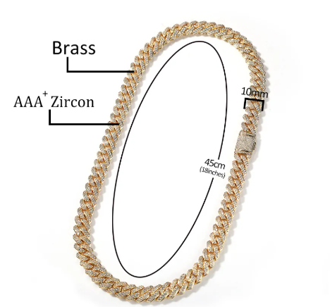 Cadena de Hebilla con Brillantes · Collar o Pulsera