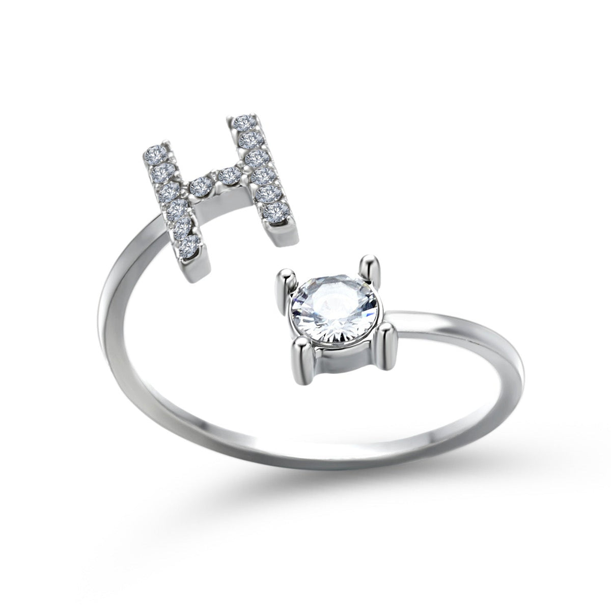 Anillo con Inicial Ajustable · Personal y Elegante