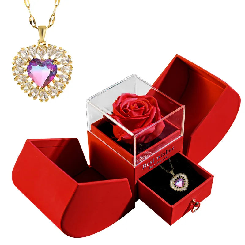 Collar de Regalo en Estuche · Mamá, Corazones y Más