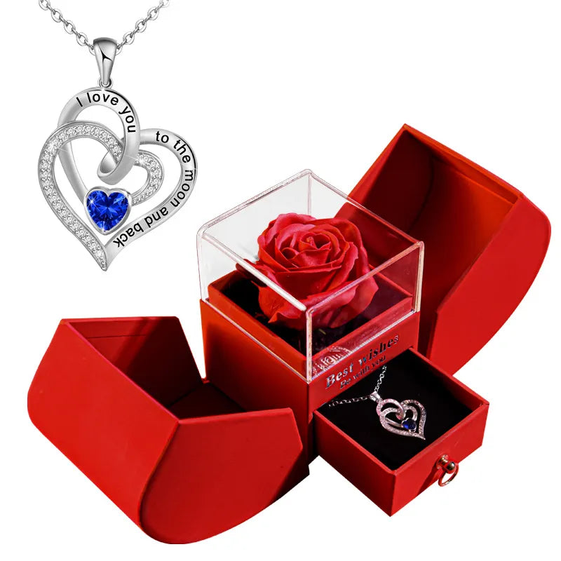 Collar de Regalo en Estuche · Mamá, Corazones y Más