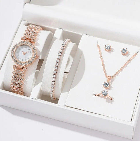 Reloj de Mujer con Strass · Dorado, Plateado u Oro Rosa