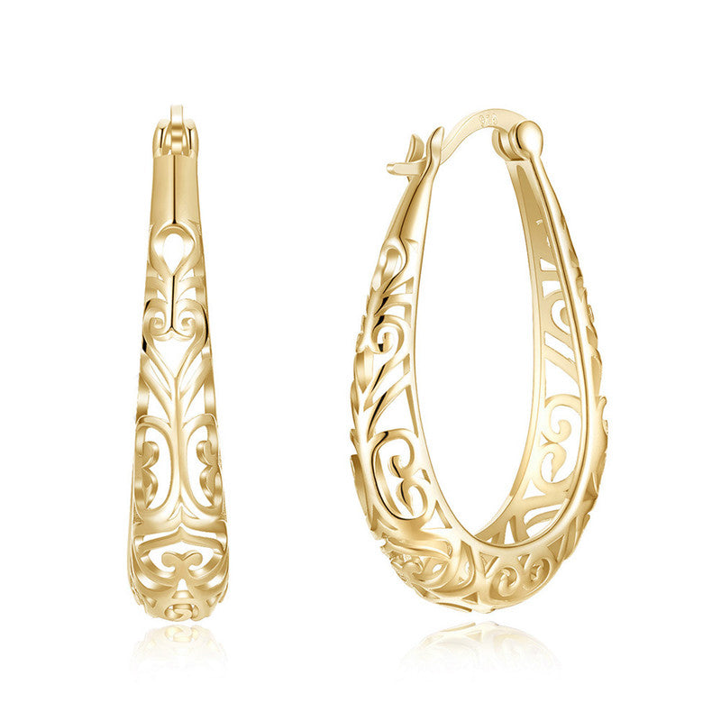 Pendientes Calados de Plata de Ley 925