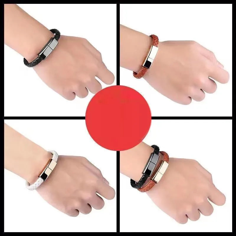 Pulsera Cable de Carga · iPhone, Android y Tipo C