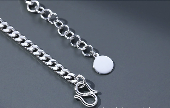 Pulsera Vintage de Plata Tailandesa para Hombre