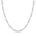 Cadena Fígaro de Plata de Ley 925 para Hombre · 3 mm