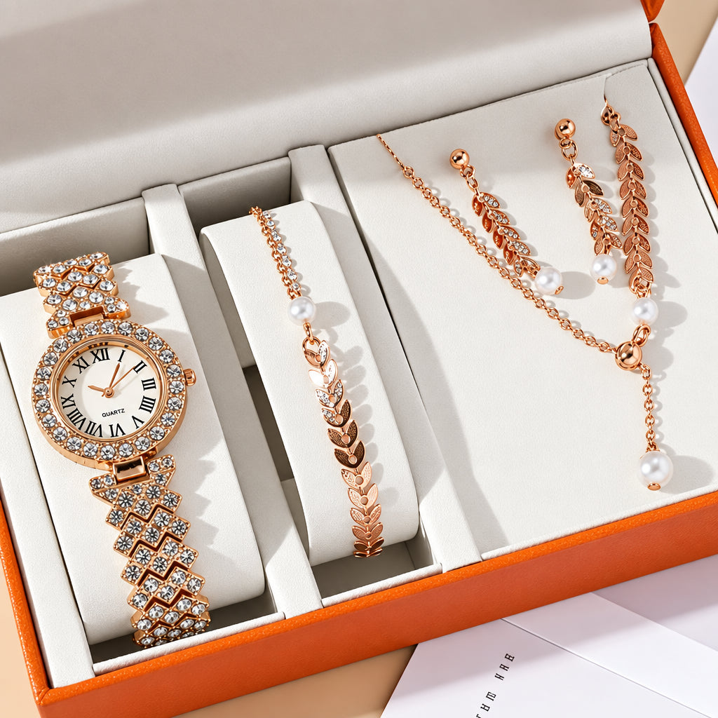 Reloj de Mujer con Strass · Dorado, Plateado u Oro Rosa